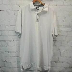 FootJoy Men’s Golf Shirt White Size XL